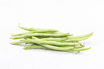 Raw fresh young green bean
