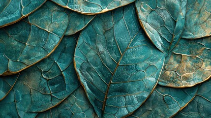 an abstract piece inspired by natural patterns, such as leaf veins, ripples in water, or rock formations. Use organic shapes and earthy colors to evoke a sense of connection to nature.