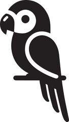 beautiful simple parrot vector 