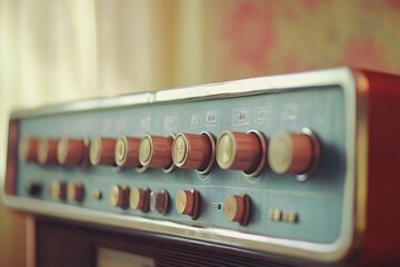 Vintage Radio Close-Up: A Glimpse into the Past of Audio Technology