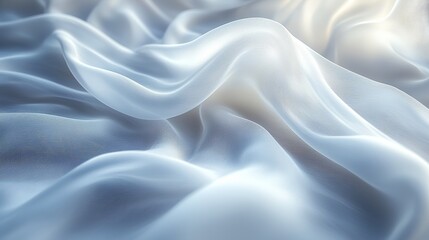 Obraz premium Elegant Ivory and Silver Soft Fabric Gradient Texture