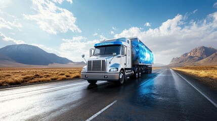 Hydrogen transport in remote areas, powering buses and trucks with sustainable, off-grid fuel cell technology