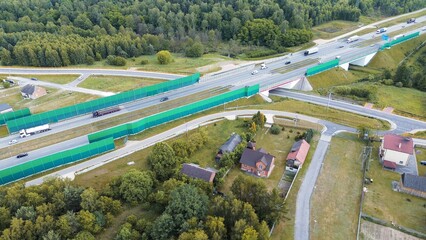 Vehicles Traveling Near Sound Protection