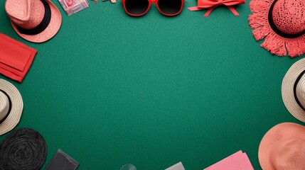 Colorful Accessories for Summer Garage Sale Event