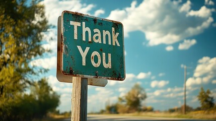 Obraz premium green road sign displaying the words 