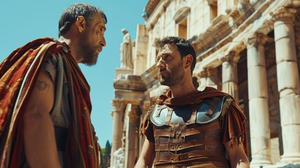 Jesus and the Centurion respectful encounter