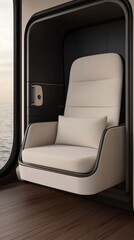 Modern Chair Offers Comfort and Style for Relaxation