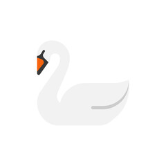 Fototapeta premium Swan Emoji 