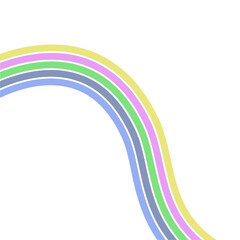 Cute Pastel Color Rainbow