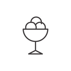 Ice Cream Bowl Icon