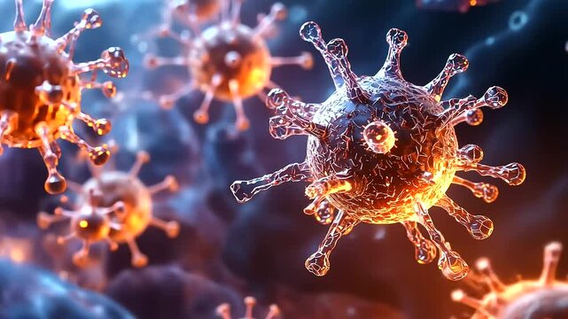 Antibodies Attacking Viruses Immune System Overview