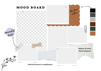 Photo Collage Moodboard Collage Design Template