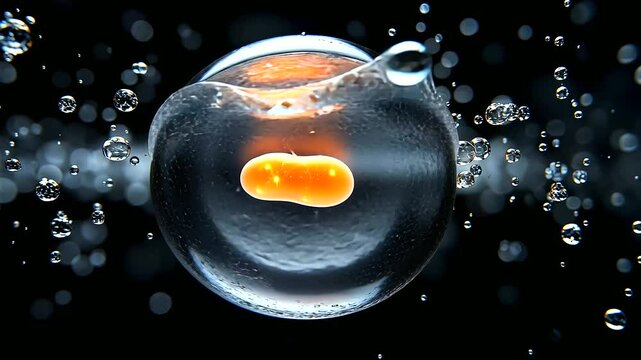 Fertilized Egg Transformation into Embryo Stages of Life