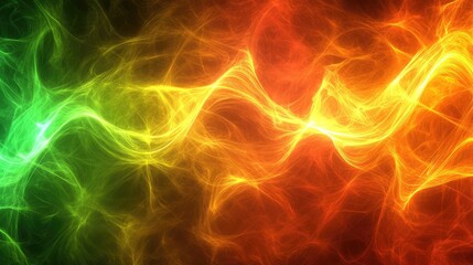 Fototapeta premium Colorful Abstract Light Waves Background