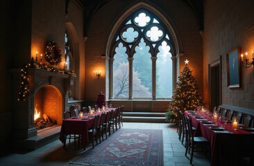 Сastle Christmas. High quality photo