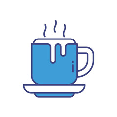 Hot Chocolate vector icon stock illustration