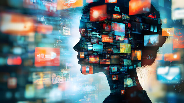 Abstract depiction of economic policy shaping consumer