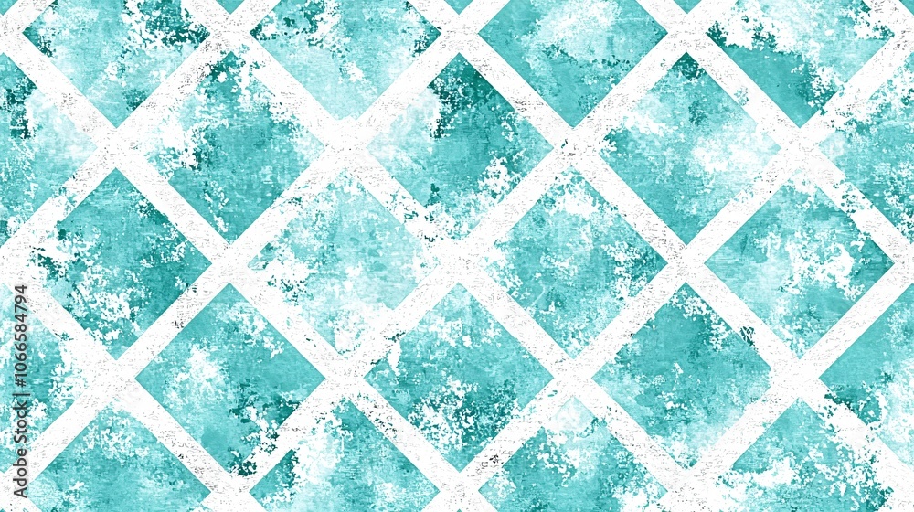 Poster explore the depths of a tech blue abstract pattern to unveil a futuristic design for creative projec