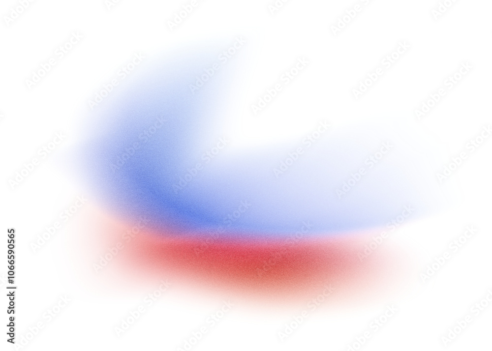 Poster Blue red, color gradient rough abstract background shine bright light and glow shapes empty space , grainy noise grungy texture on transparent background