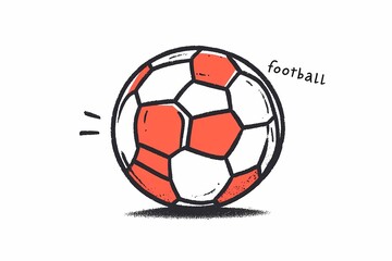 Obraz premium Dynamic sports-themed background layout for versatile football designs, with abstract elements to enhance visual engagement in websites, ads, or print materials