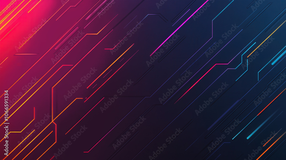Poster dark gradient background featuring subtle glowing elements, designed for a modern abstract gaming fl