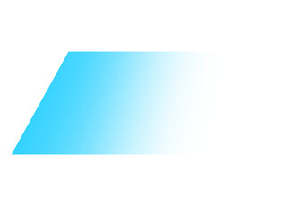 Obraz premium Blue gradient shape transparent rectangle