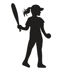 Baseball Player Silhouette