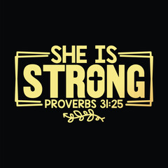 Obraz premium She Is Strong