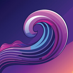 abstract background with spiral abstract background vector