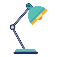 desk lamp vector design on white background