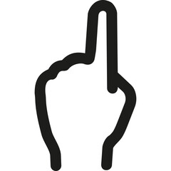 Naklejka premium A hand raised with one finger pointing upwards, symbolizing a call for attention or a gesture of acknowledgment during a crowd gathering