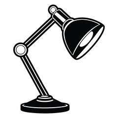 desk lamp vector design on white background