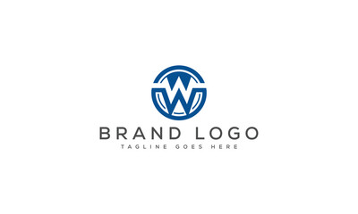 letter W logo design vector template design for brand.