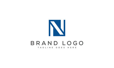 letter N logo design vector template design for brand.