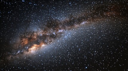 Fototapeta premium A vast sky filled with stars symbolizing the infinite potential of unity and shared vision