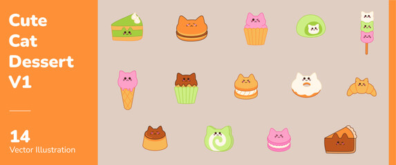 Cute Cat Dessert 1