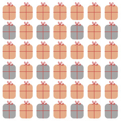 Christmas Gifts Vintage Design Pattern Texture