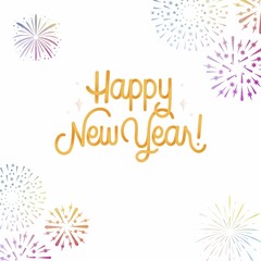 happy new year fireworks