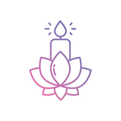 Vesak   vector icon stock illustration