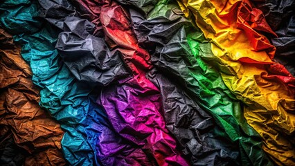 Rich vintage black paper texture ideal for creating grunge backgrounds, perfect to enhance artistic designs and lend a unique flair to creative projects.