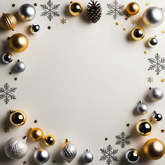 Fototapeta premium Christmas | New Year | 2025 | Merry Christmas | Christmas Tree | New Year's Day​ - Generative AI