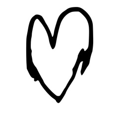 Obraz premium bleck love