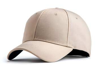 Fototapeta premium Blank Baseball cap mock up, isolated on white background