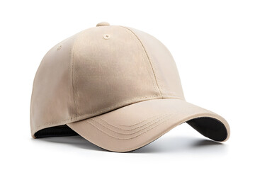 Fototapeta premium Blank Baseball cap mock up, isolated on white background