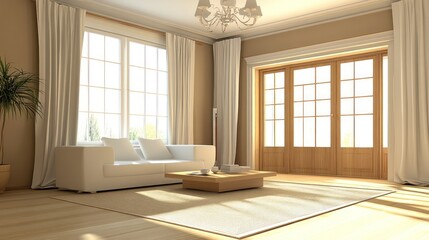 Obraz premium A photo of the interior design for small modern