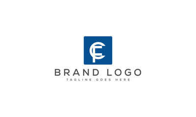 letter CF logo design vector template design for brand.