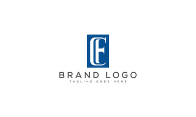 letter CF logo design vector template design for brand.