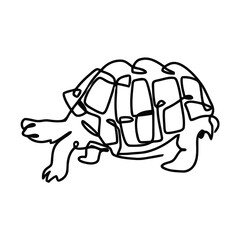 Sea Animal Line Art Vector Decorative