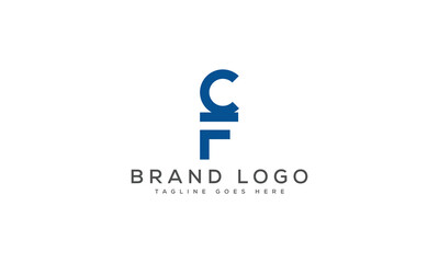 letter CF logo design vector template design for brand.