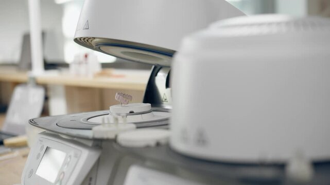 close-up professional laboratory for the production of dental prostheses veneers heat treatment of dental impressions fixation material